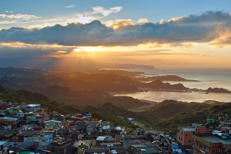 东北角海岸、金瓜石、九份1日游图示