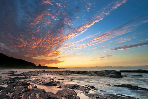 单车游黄金山海图示
