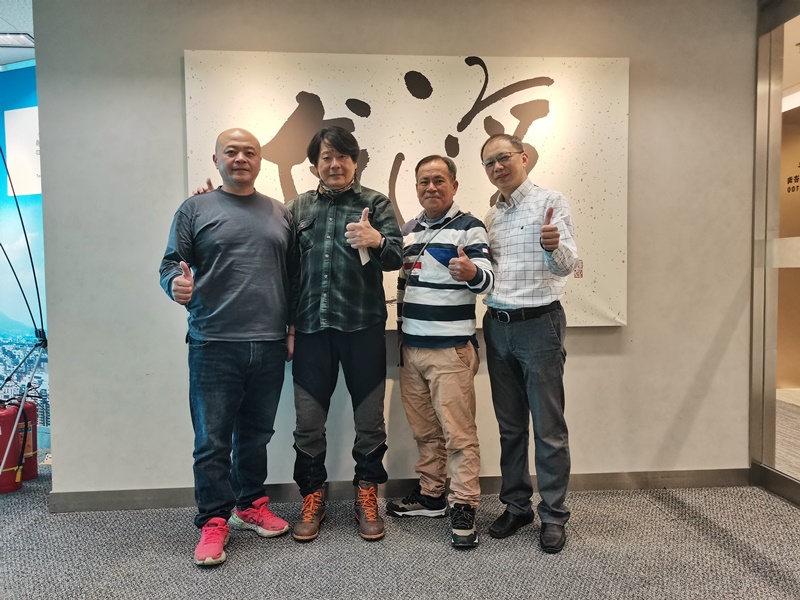 前东森电视副总经理陈立元拜访本处