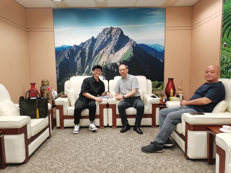 自贡市文旅投资有限公司来访本处