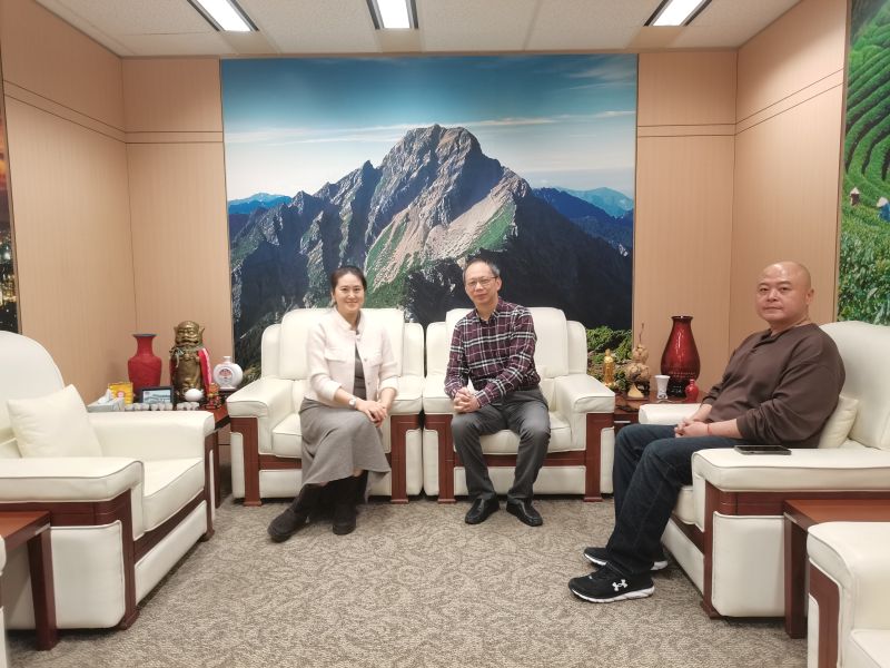 大成集团蔡孟秦副总经理拜访本处图示