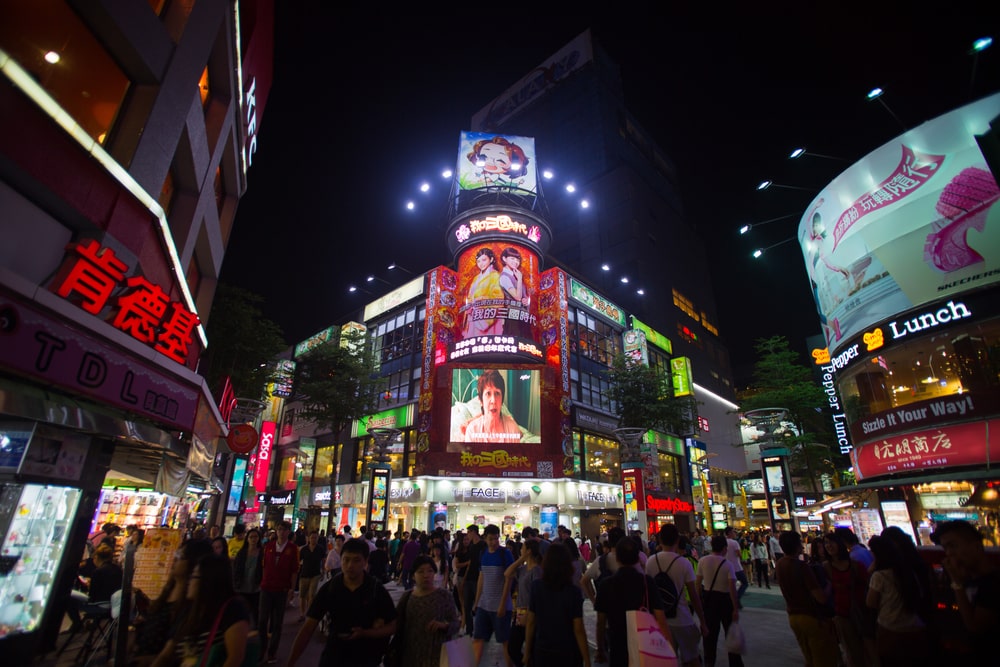 西门町商圈图示