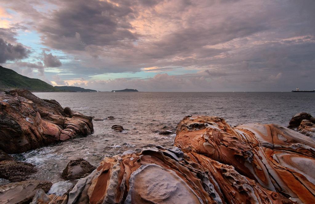 外木山情人湖滨海大道图示