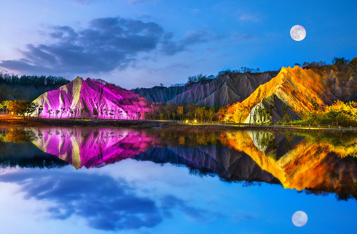 田寮月世界图示