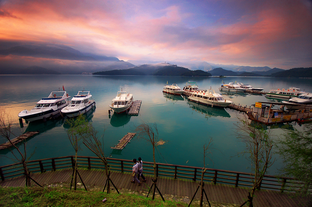 日月潭涵碧步道图示