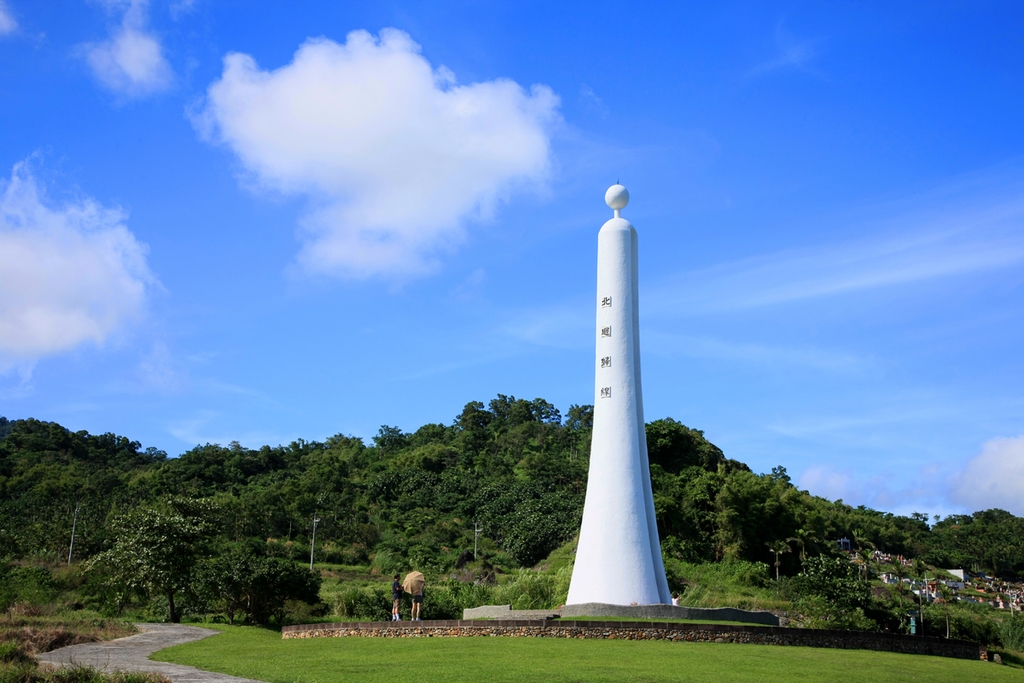 北回归线标志图示