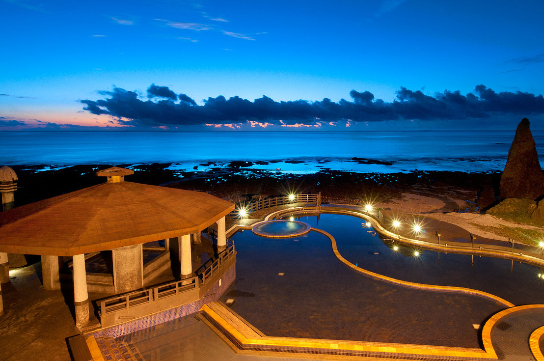 绿岛朝日温泉图示