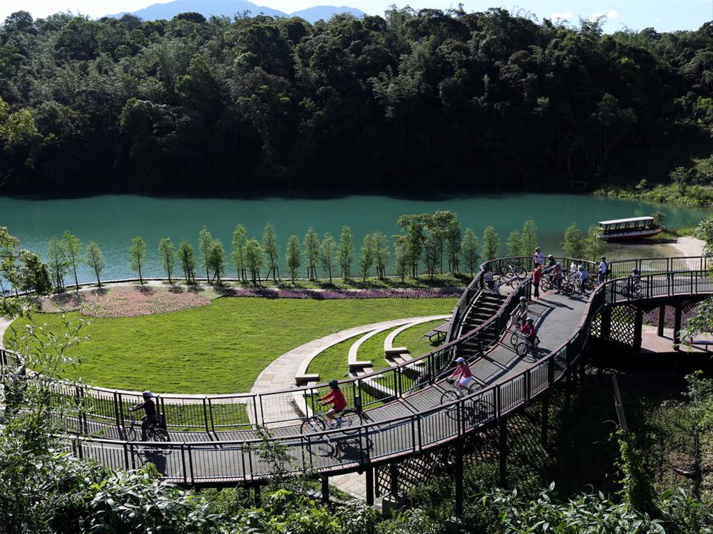 向山自行车道图示