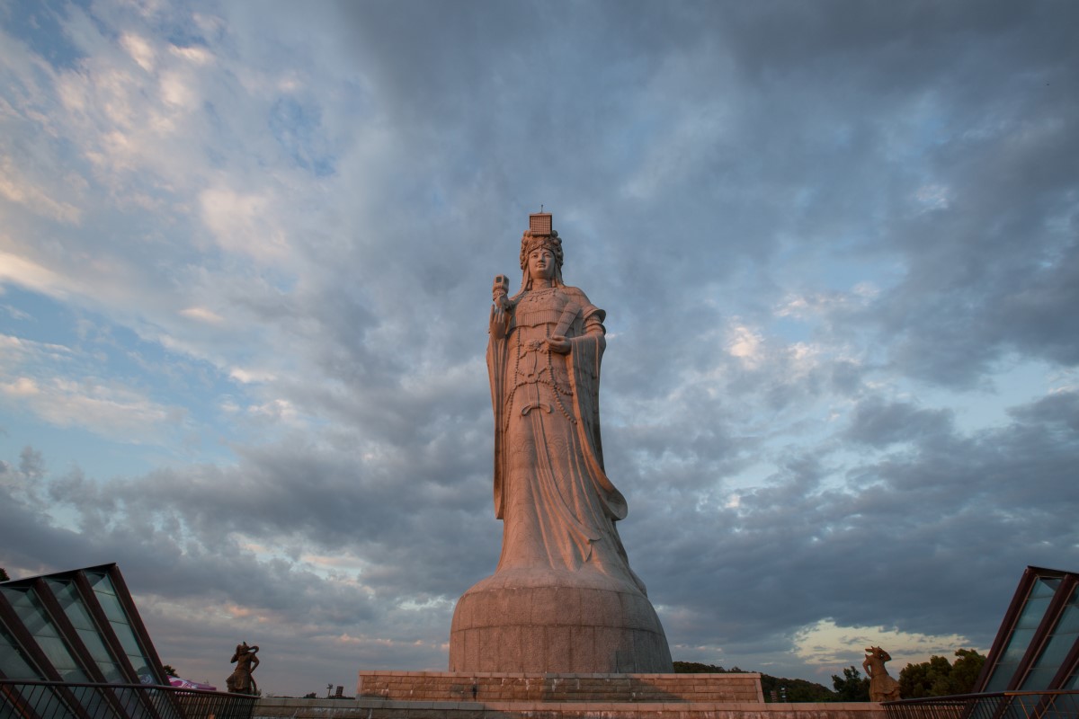 妈祖巨神像图示