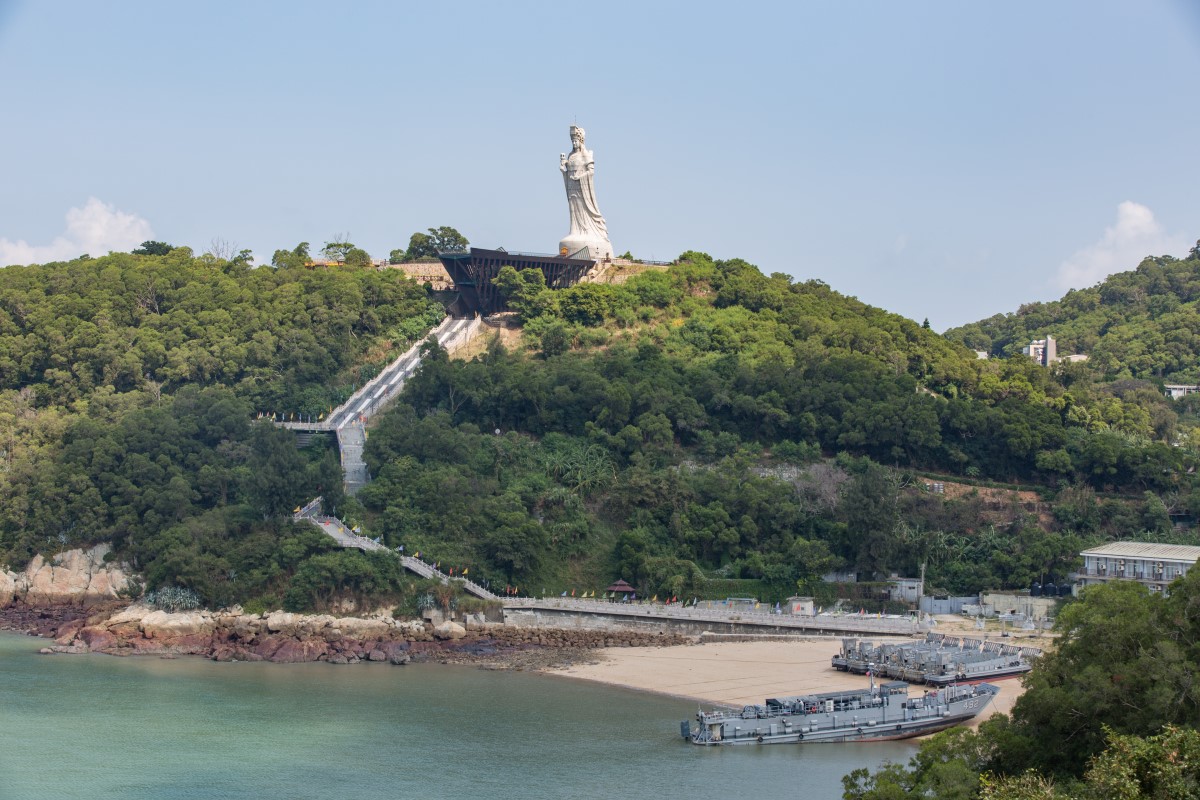 妈祖巨神像图示
