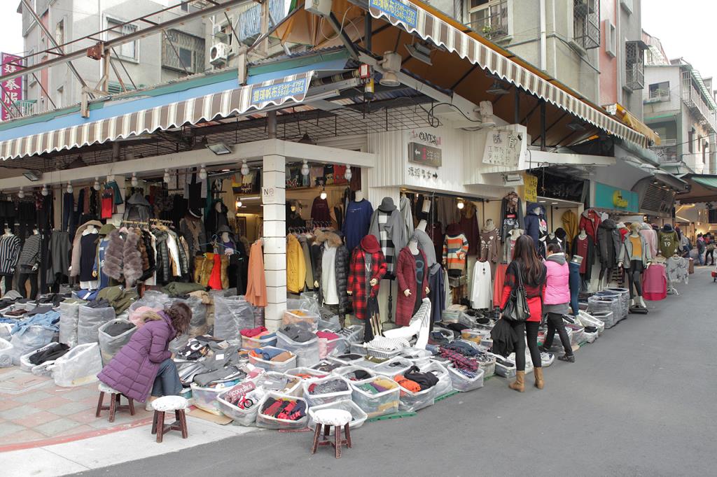 五分埔-成衣街图示