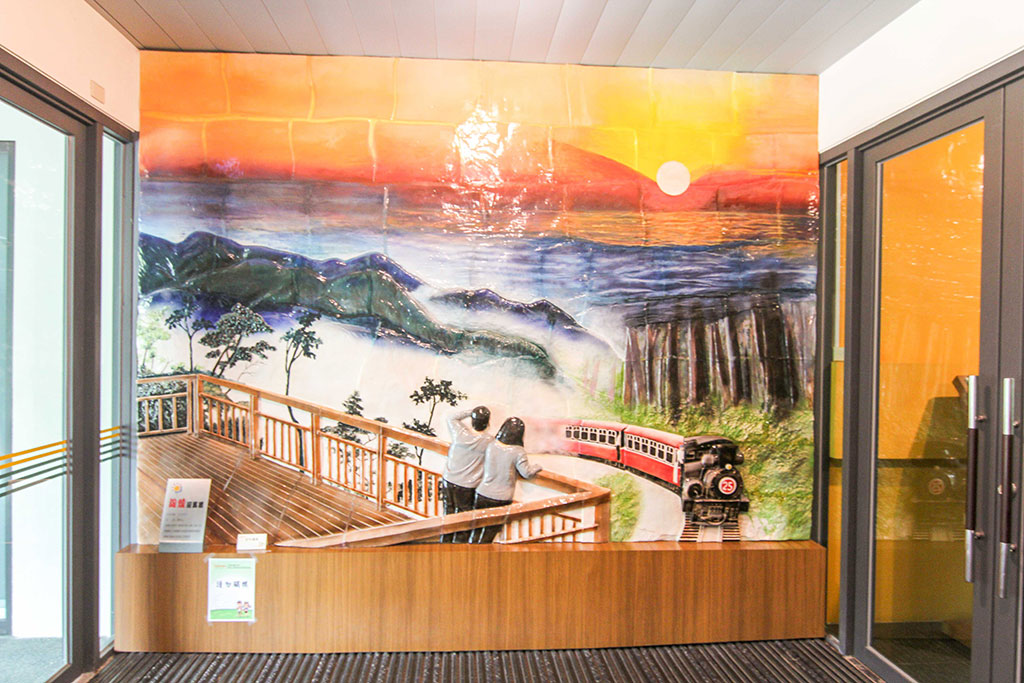 阿里山风景区-触口游客中心图示