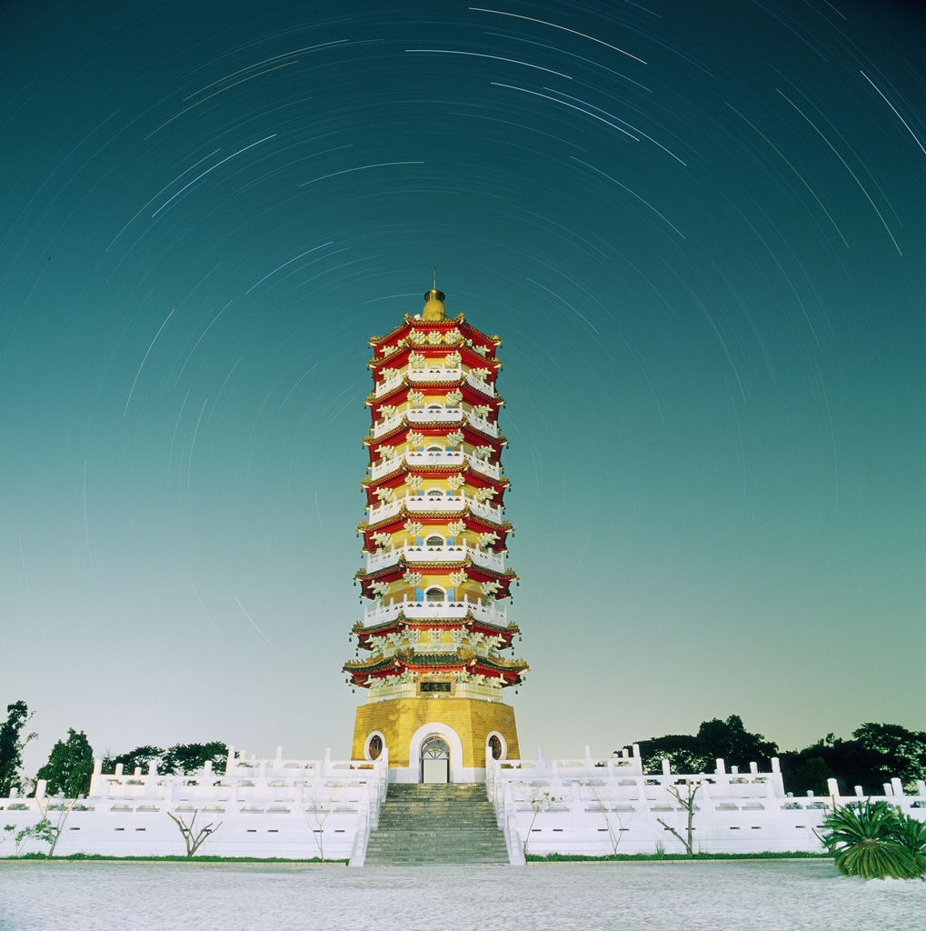 日月潭慈恩塔图示