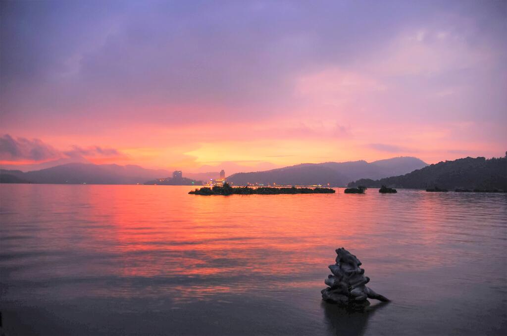 日月潭水蛙头步道图示