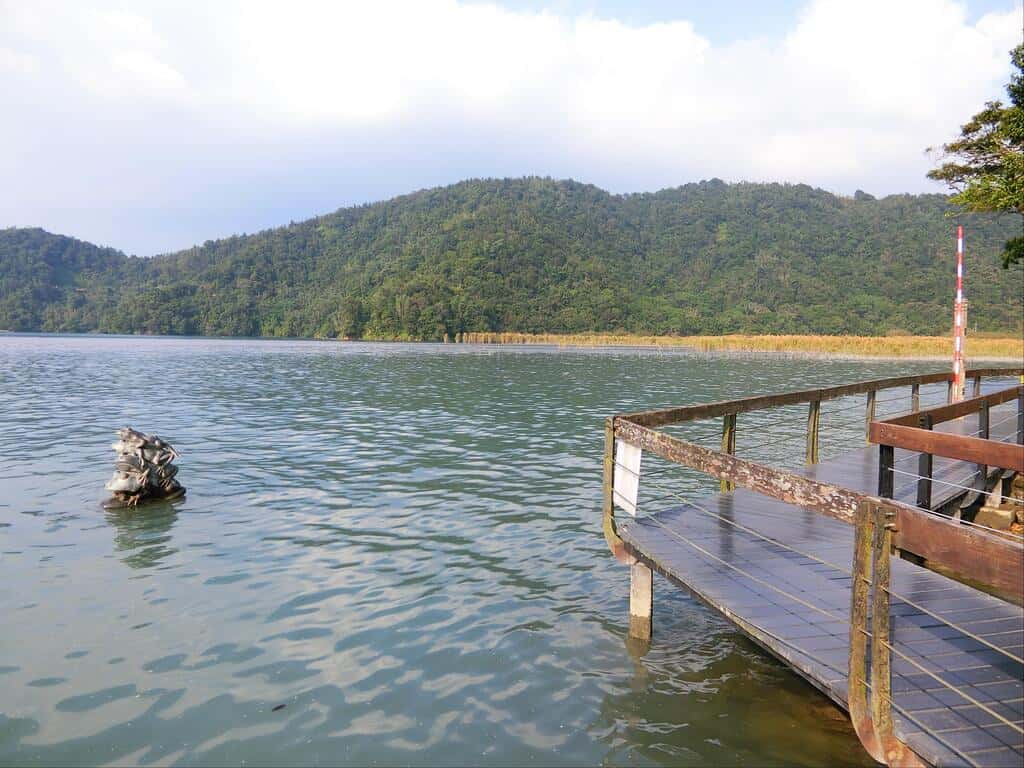 日月潭水蛙头步道图示