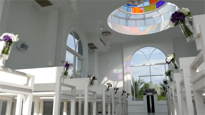 浪漫台湾度假婚礼*宜兰、北海岸─水上教堂异国浪漫图示