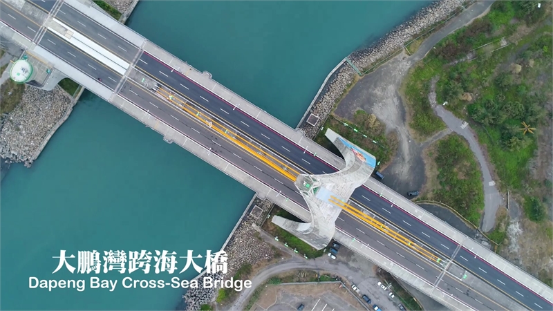 大鹏湾跨海大桥图示