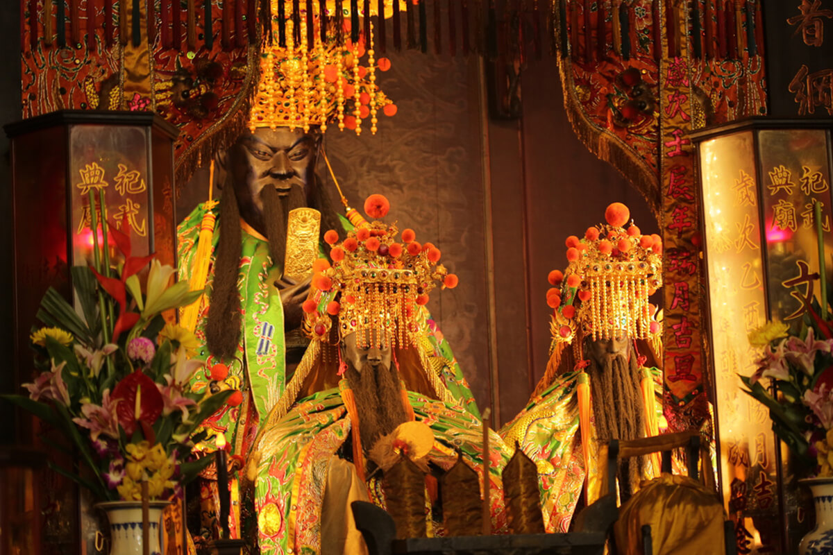 正殿「二关帝」神像