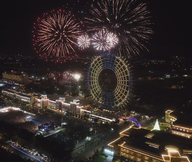 丽宝乐园跨年烟火秀