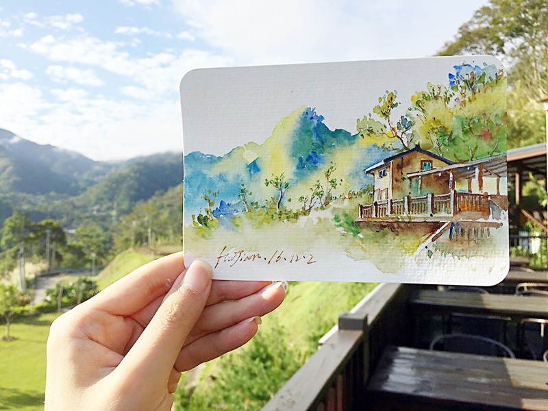 台湾好客民宿手绘作品(作者-呼啊呦)