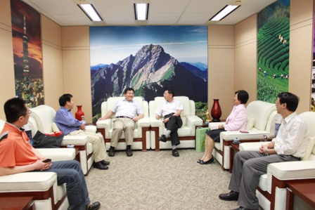 海旅会台北办事处参访本处