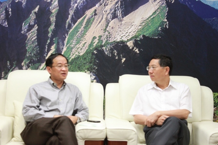 中旅总社陈文杰副总裁参访本处