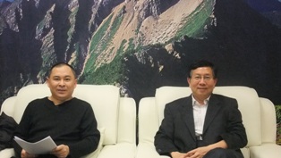 中央电视赵钢制片人参访本处1