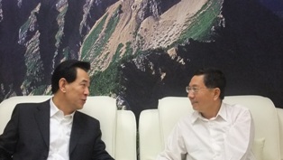 张家口市旅游局胡建中副局长参访本处1